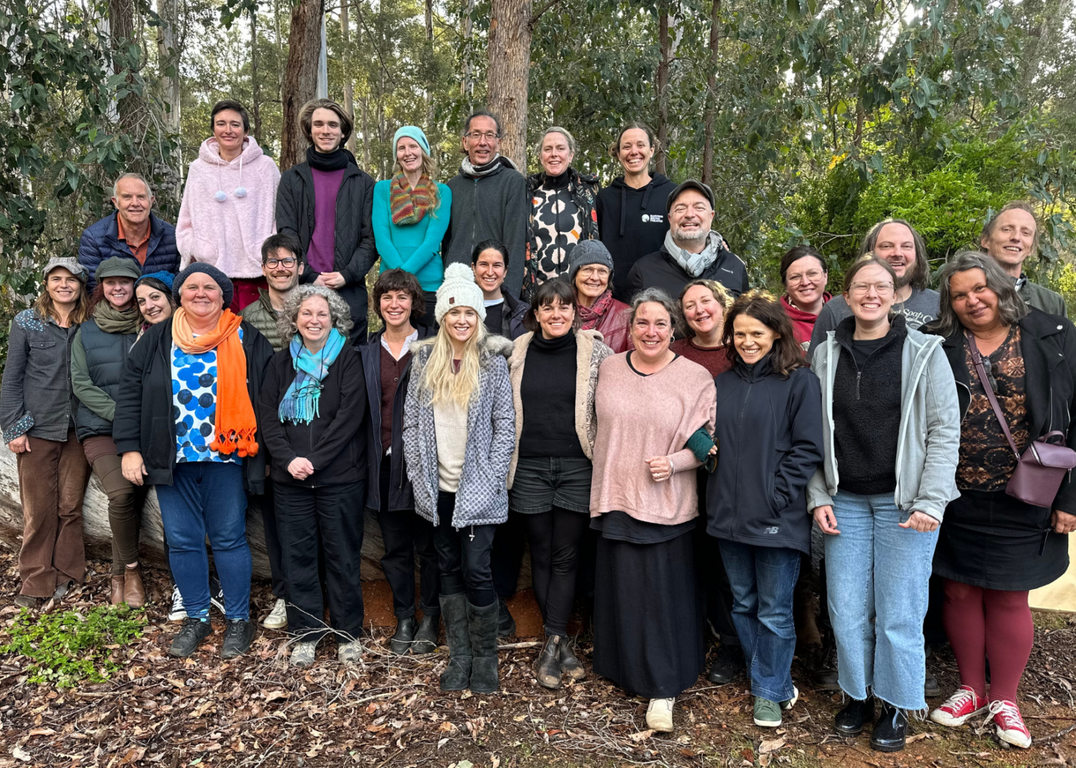 A group photo of participants in the BREC Artist Retreat 2023 (photo: courtesy BREC)